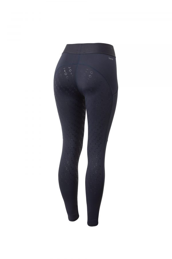 Horze Nadia Women's Silicone Full Seat Riding Tights with 4-Pockets-Navy -  Heads To Tails Horseware