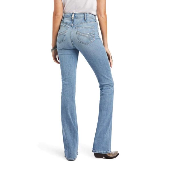 Ariat Women's REAL Mid Rise Everlee Straight Jeans - Irvine 27 / S