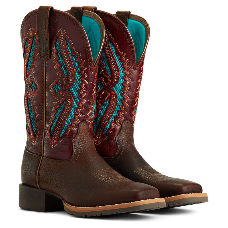 Ariat Womens Hybrid Rancher Ventek 360 – BROWN OILED ROWDY/ROUGE