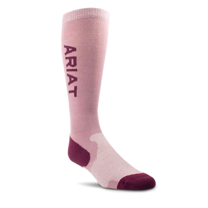 Ariat Unisex Performance Socks – Nostalgia Rose/Mulberry