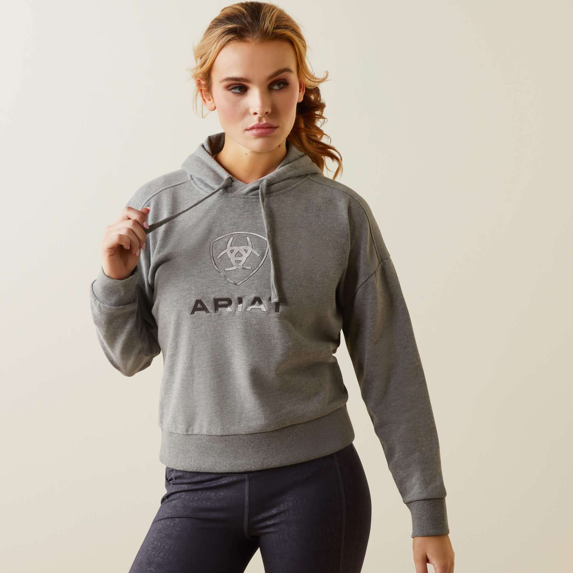 Ariat Women’s Just Hoodie – Heather Grey