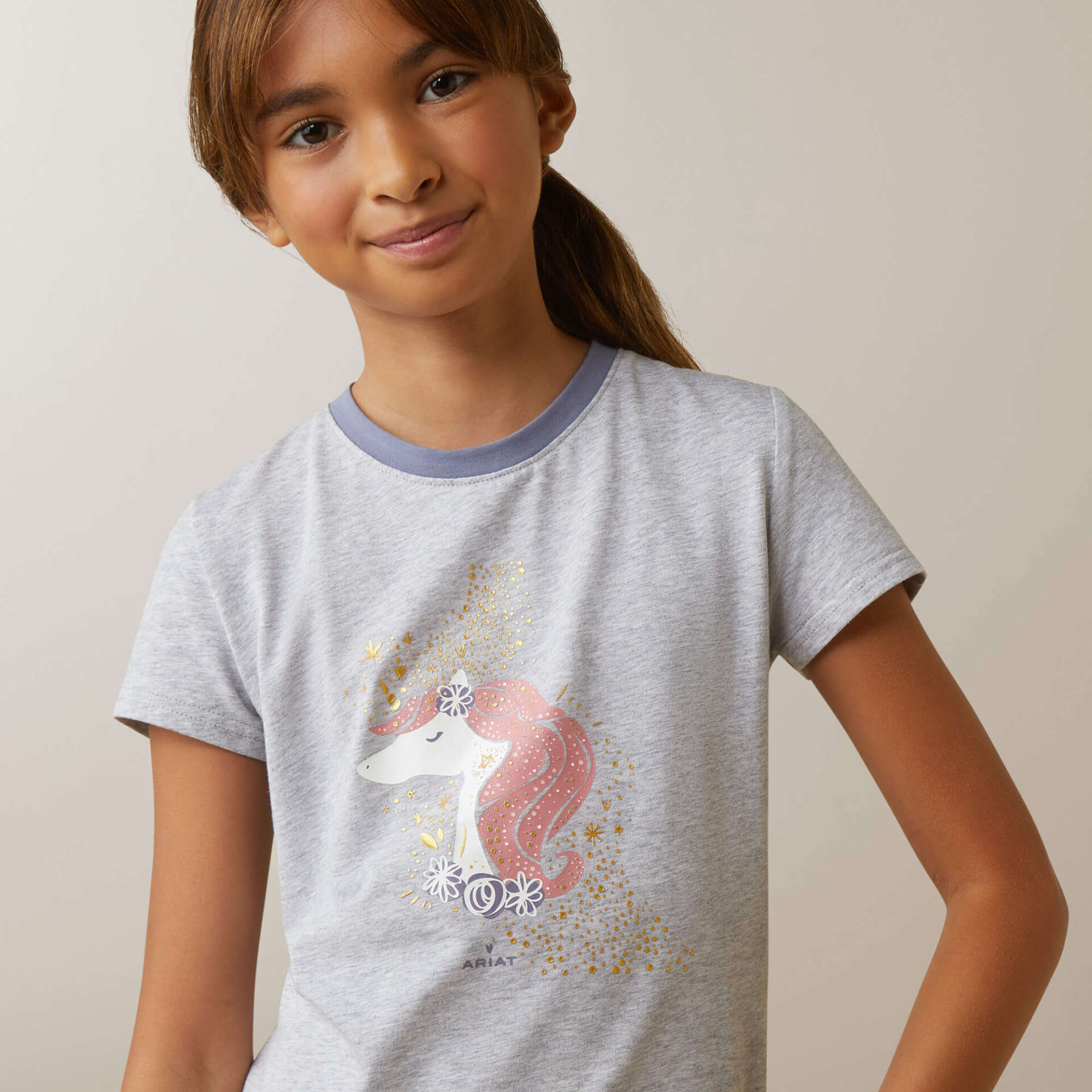 Ariat Kids Imagine T-Shirt Heather Grey