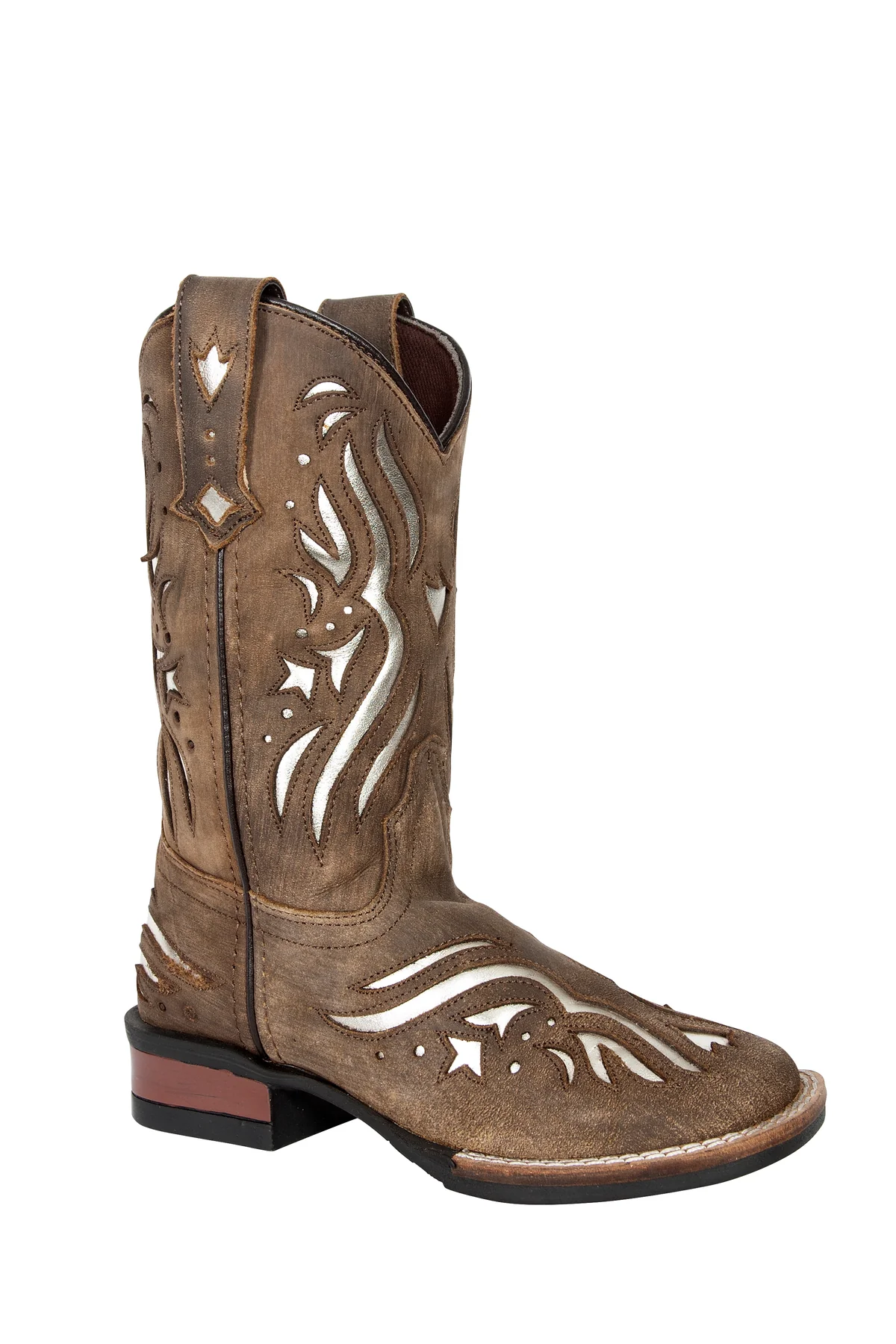 Roper Kids Shiloh – Brown/Silver