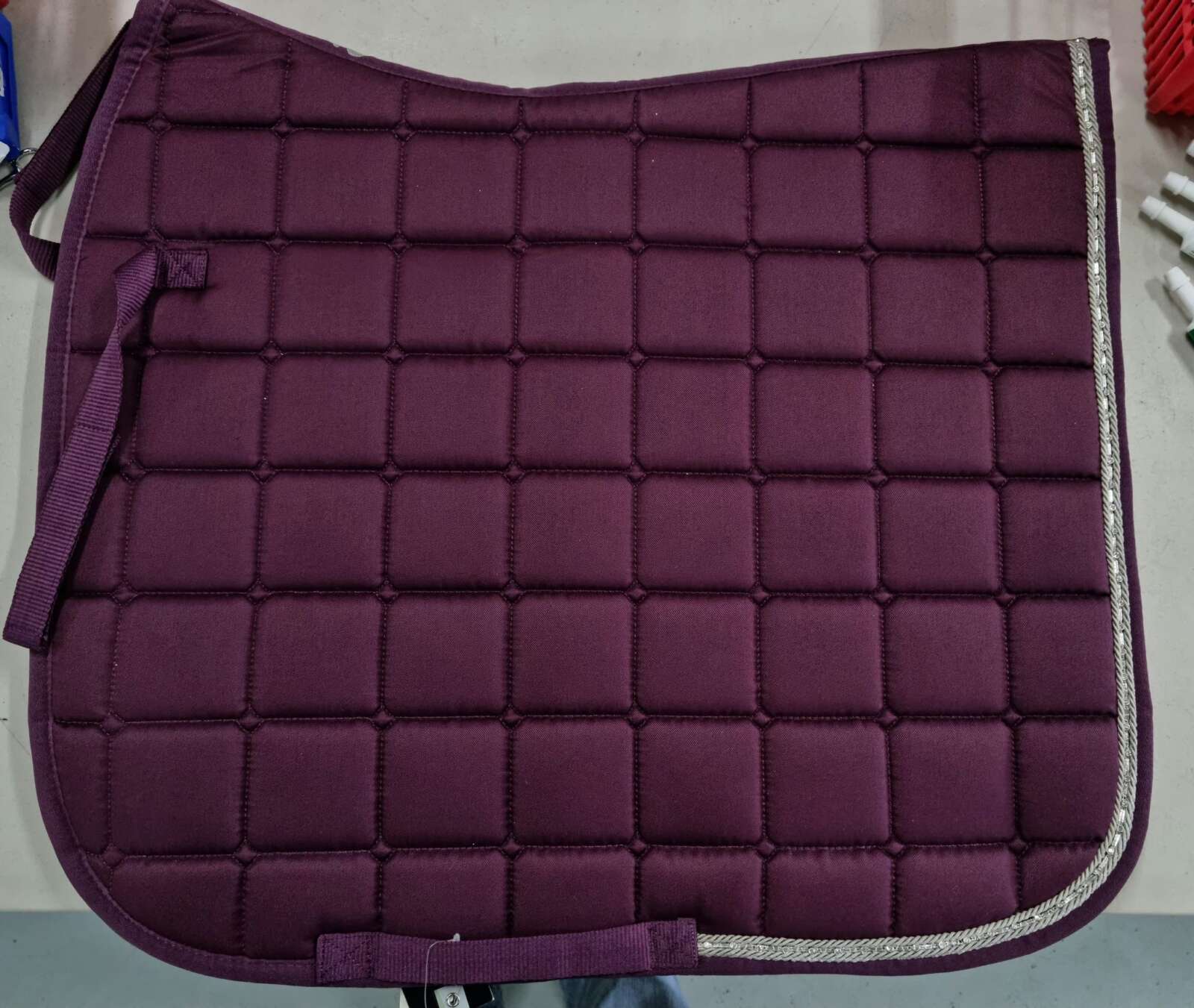 Horze Kingsley Dressage Saddle Pad – Purple – Full