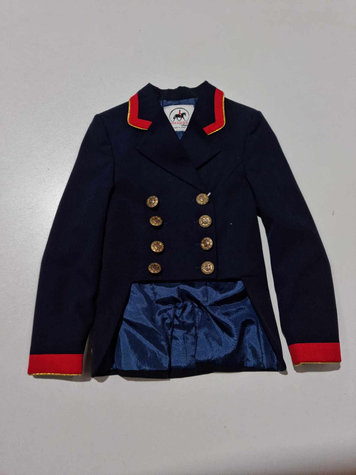 NVS Equine Show Jacket Navy – Kids Size 4