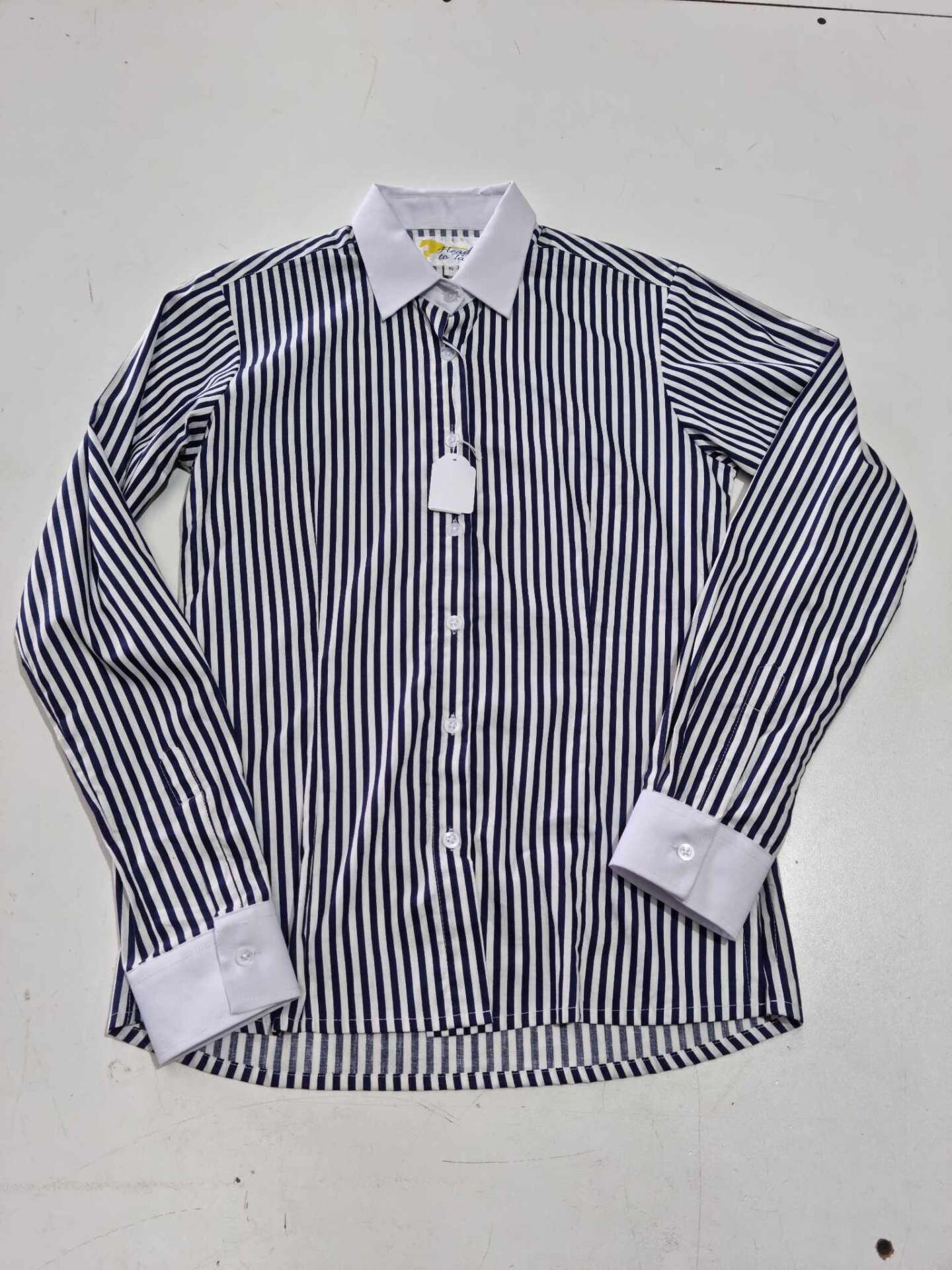 Navy Stripe Show Shirt – Ladies Size 10