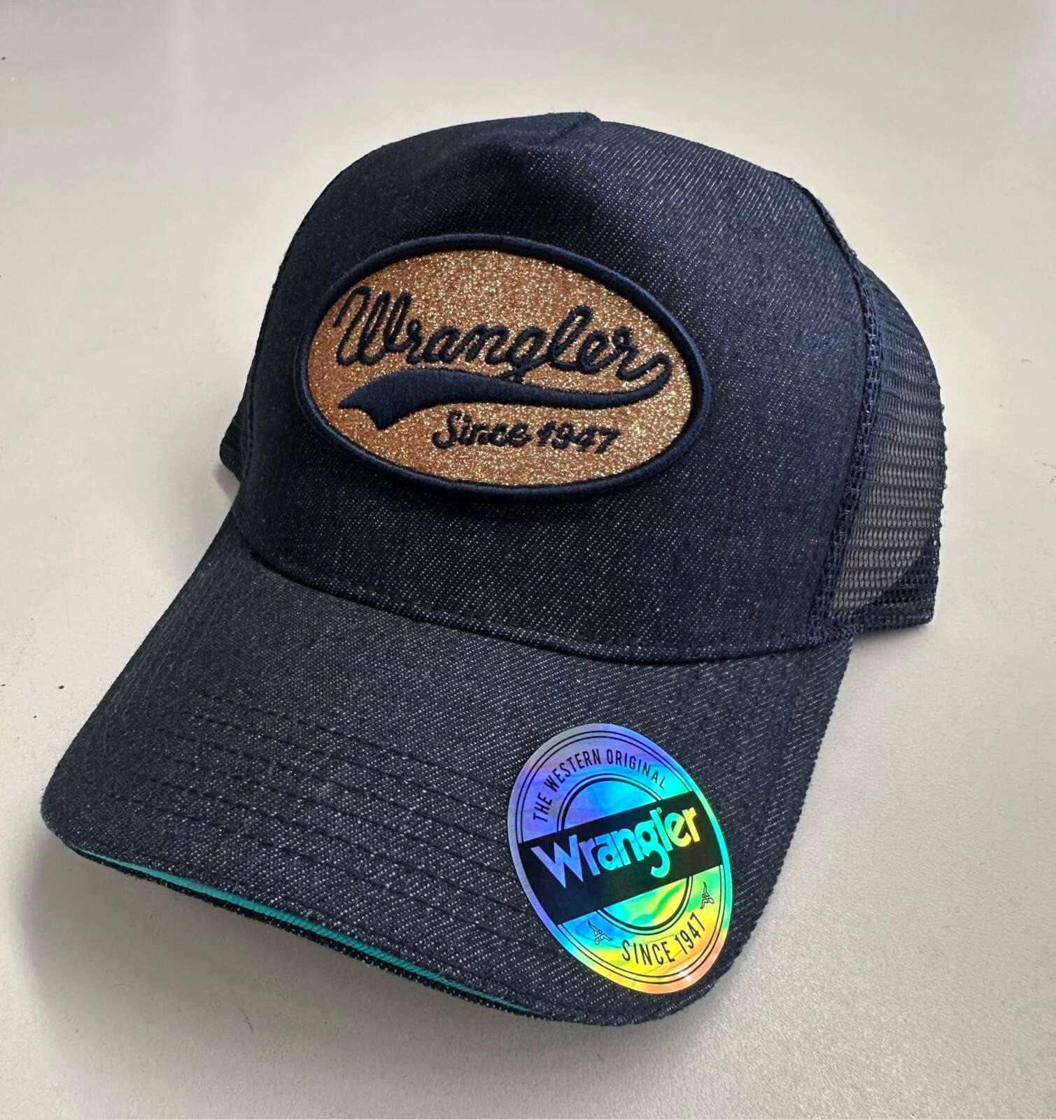 Wrangler Nat High Profile Ponytail Trucker Cap