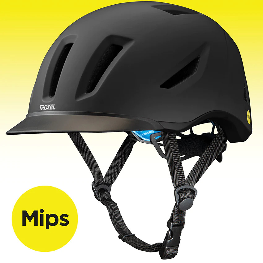 Troxel Terrain Helmet With MIPS – Black Duratec