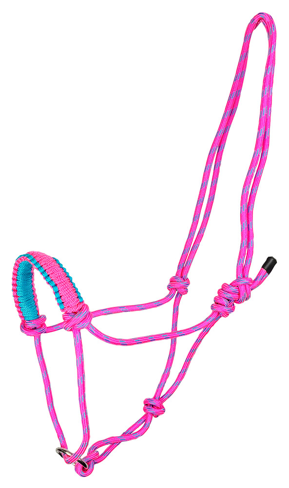 Zilco Rope Halter With Ring-Pink