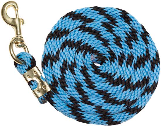 Zilco Pastel Range Braided Nylon Lead – Blue/Black