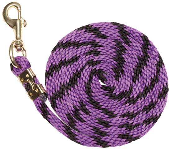 Zilco Pastel Range Braided Nylon Lead – Lavender/Black