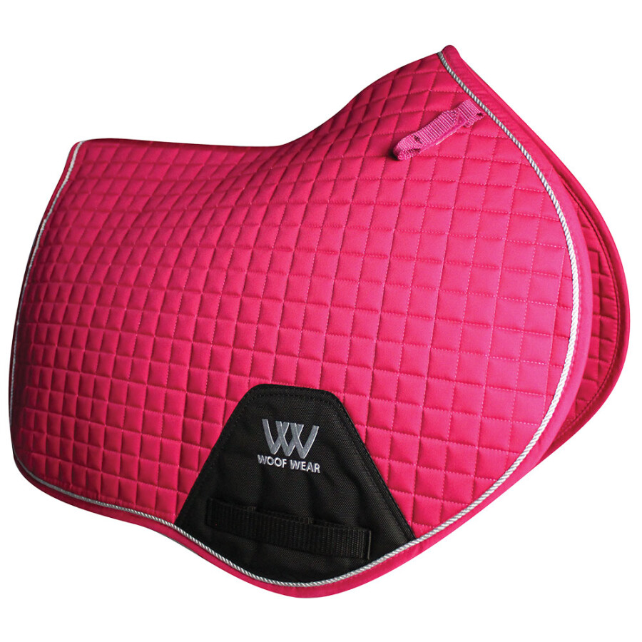Woof Wear Close Contact Saddle Pad – Full – Berry