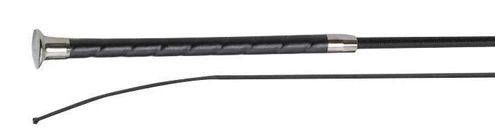 Zilco Dressage Whip – Leather Grip Black 105cm
