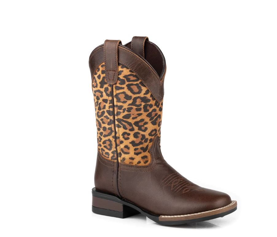 Roper Kids Monterey Leopard Brown