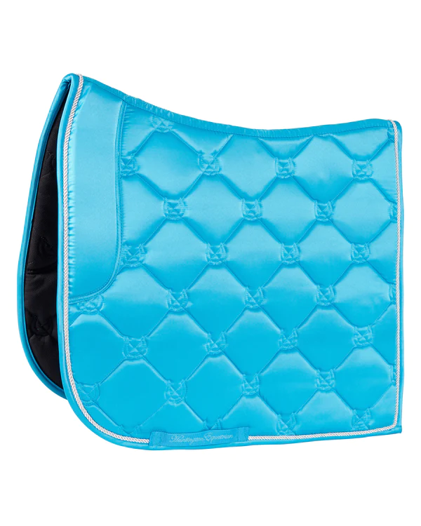 Huntington Satin Dressage Pad Full – Turquoise