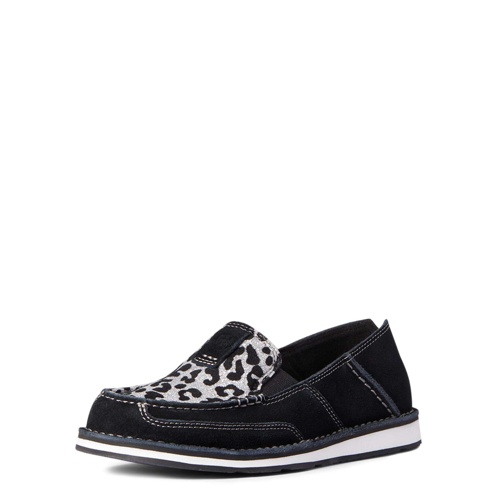 Ariat Womens Cruiser Black/Silver Leopard