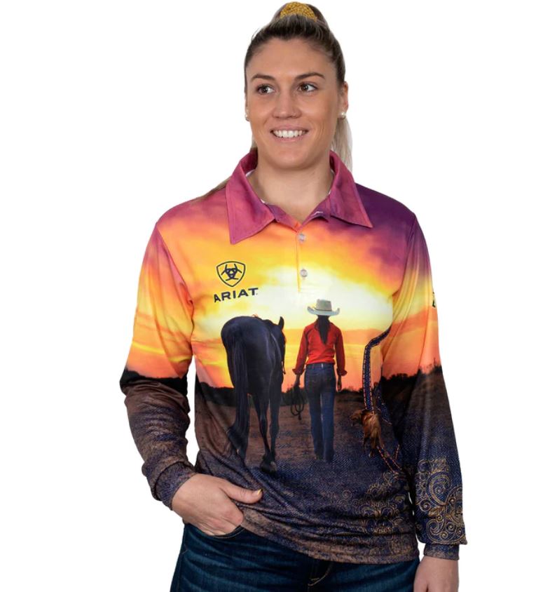 Fishing Shirt-western Sunset