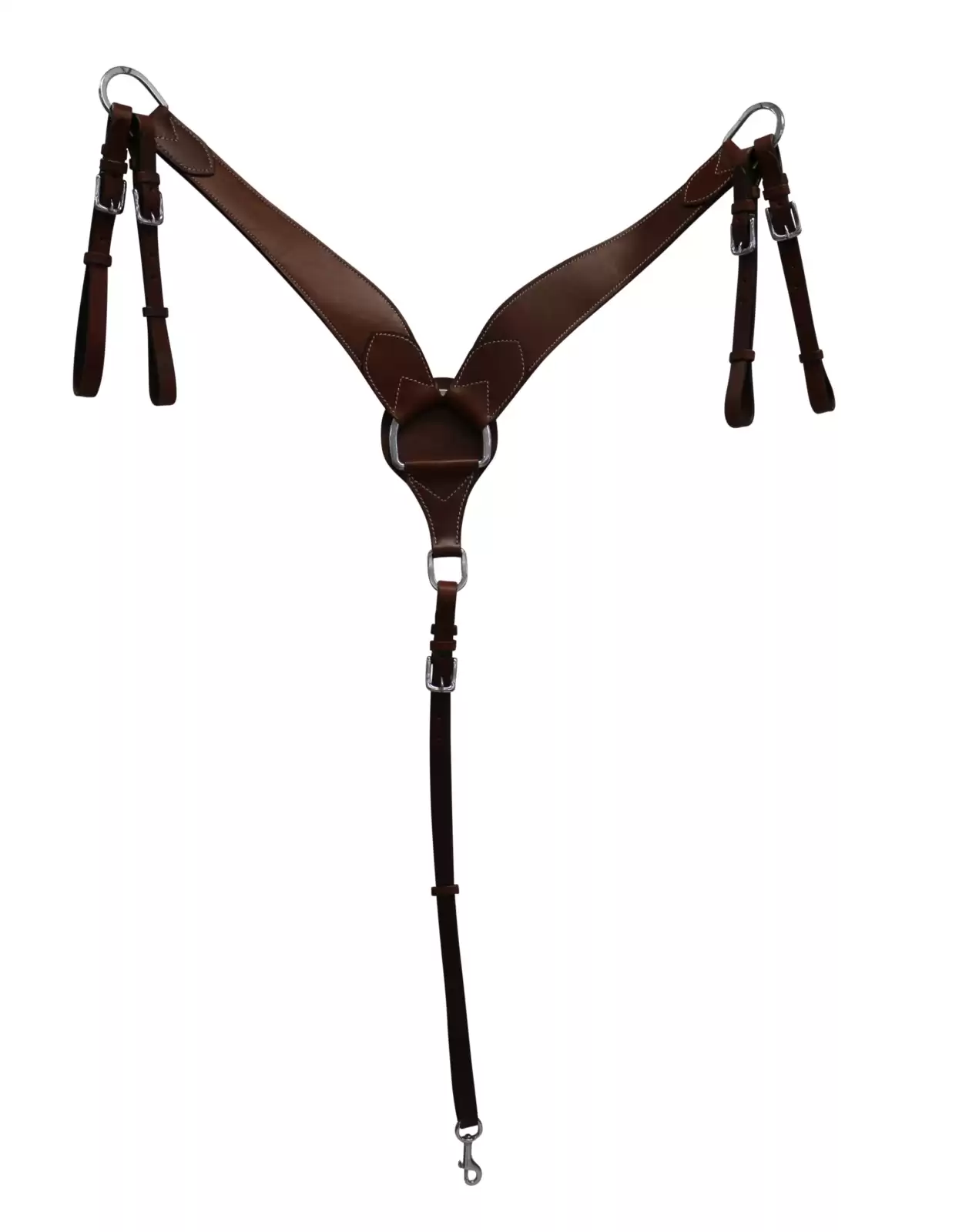 Texas-Tack Oiled Pull-Up Roper Breastcollar Tan