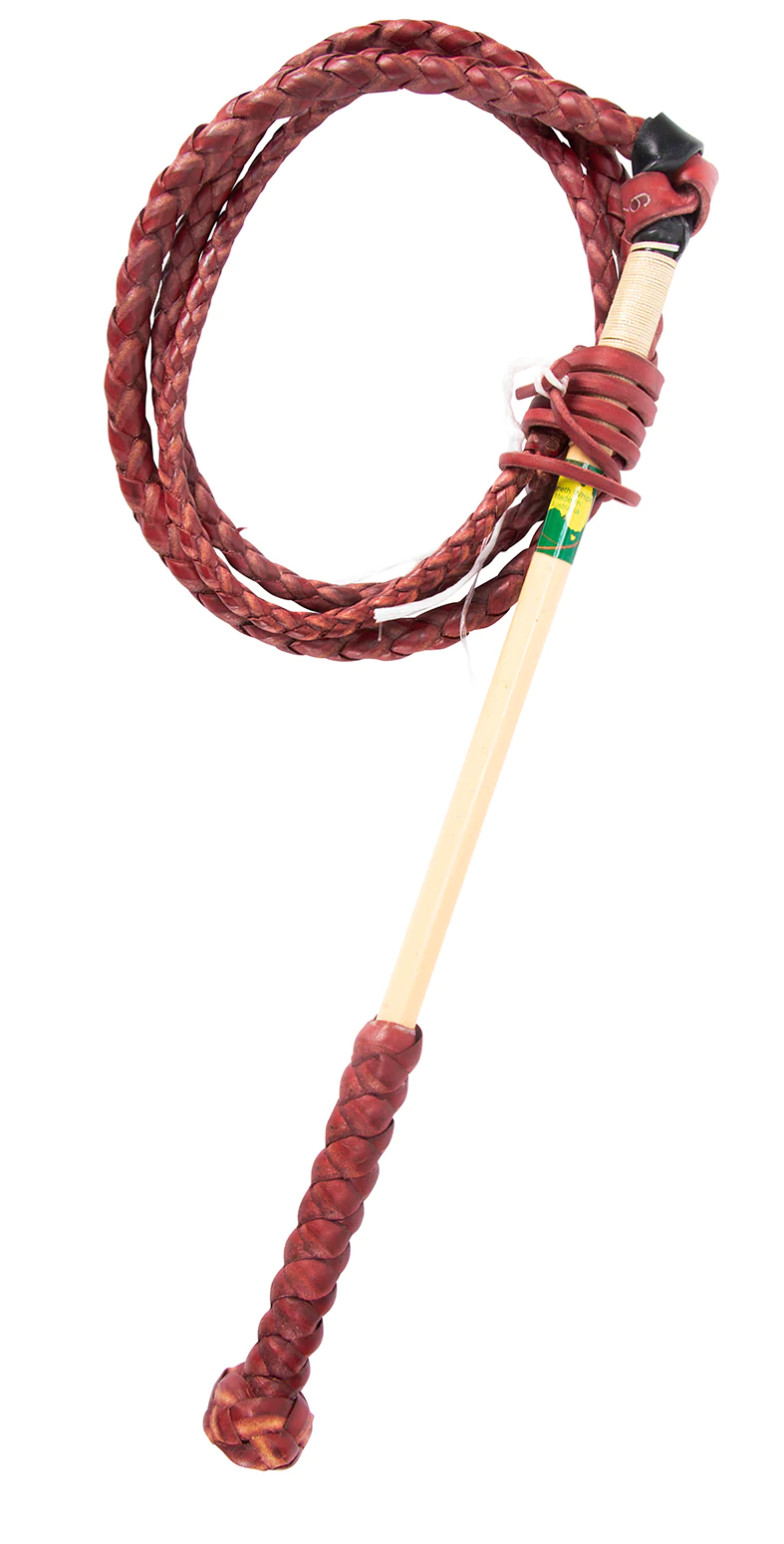 Nemeth Redhide Stockwhip – 4 Plait