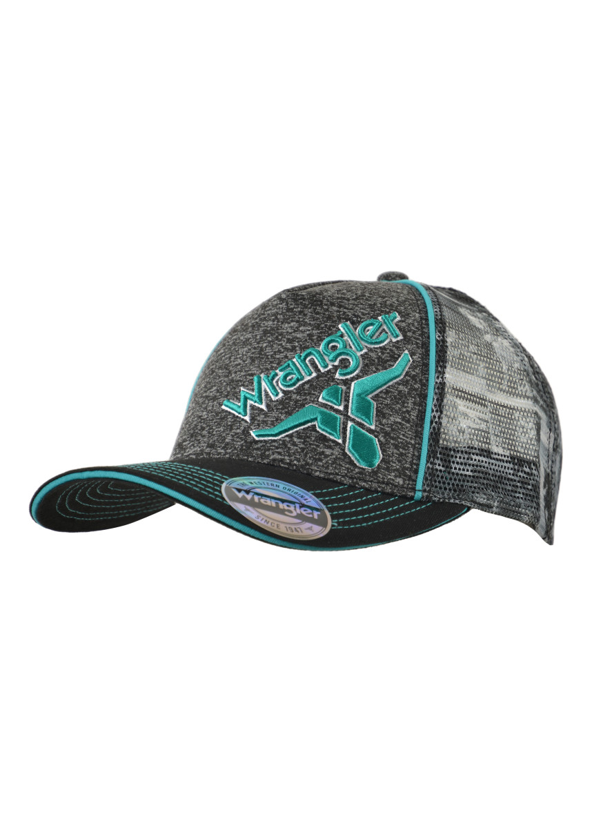 Wrangler Gallant Trucker Cap – Black Marle