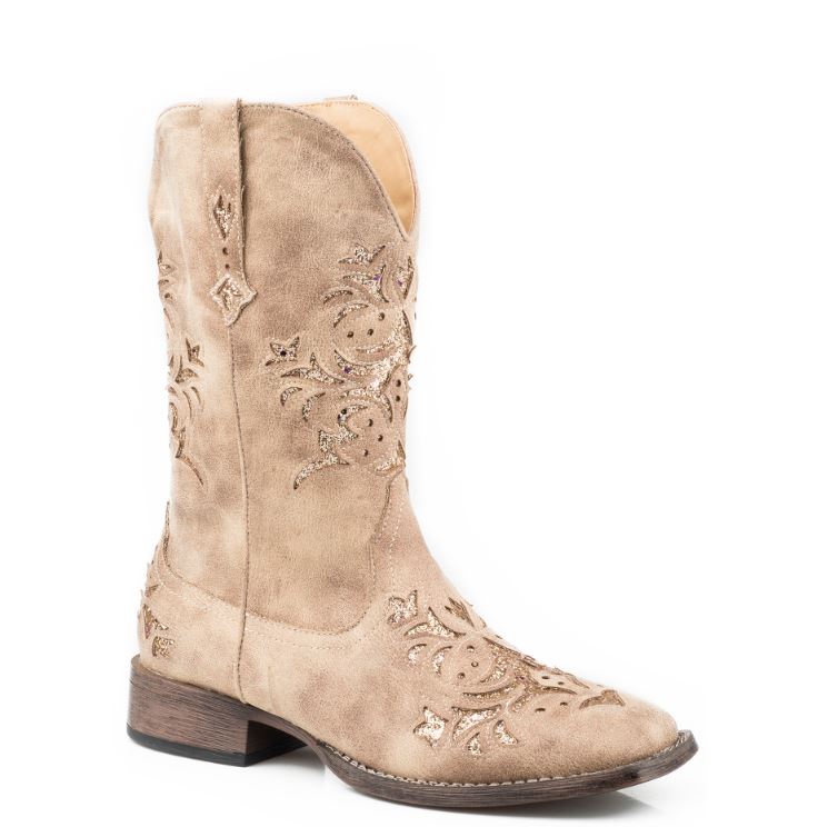 Roper Womens Kennedy Tan/Gold Underlay