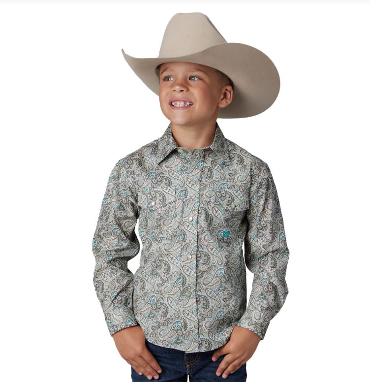 Roper Kids Amarillo Collection Print Shirt