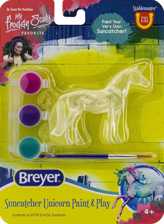 Breyer Activity Suncatcher Unicorn Paint & Play Singles