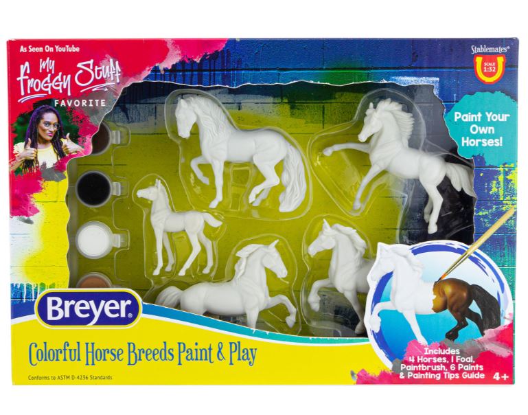 Breyer Activity Horse Crazy Colourful Breeds Paint Kit