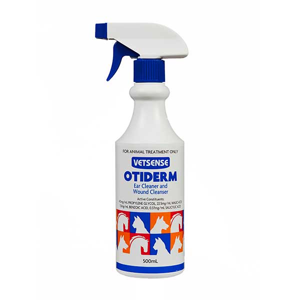 Vetsense Otiderm Wound & Ear Cleaner 500ml