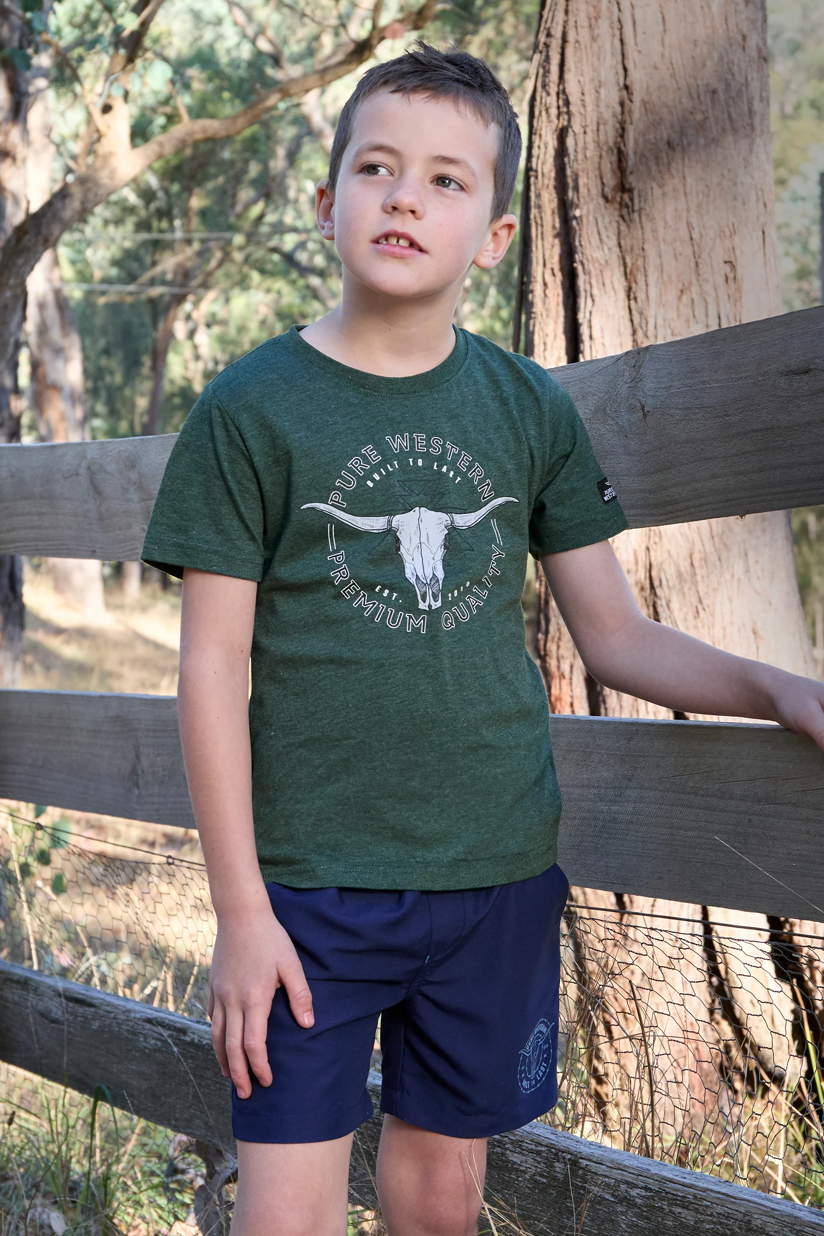 Pure Western Boy’s Enzo SS Tee