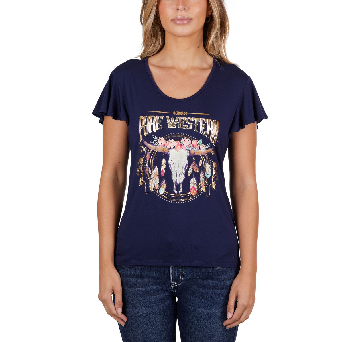 Pure Western Becky Short Sleeve Tee