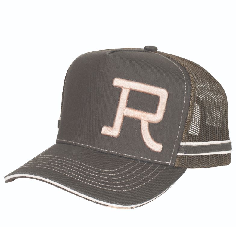 Roper Trucker Cap Branded Forest/Stone