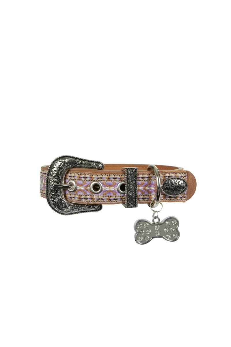 Pure Western Nikki Dog Collar Lilac