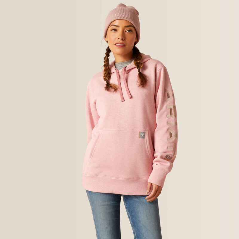 Ariat Women’s Rebar Graphic Hoodie Mauve Glow