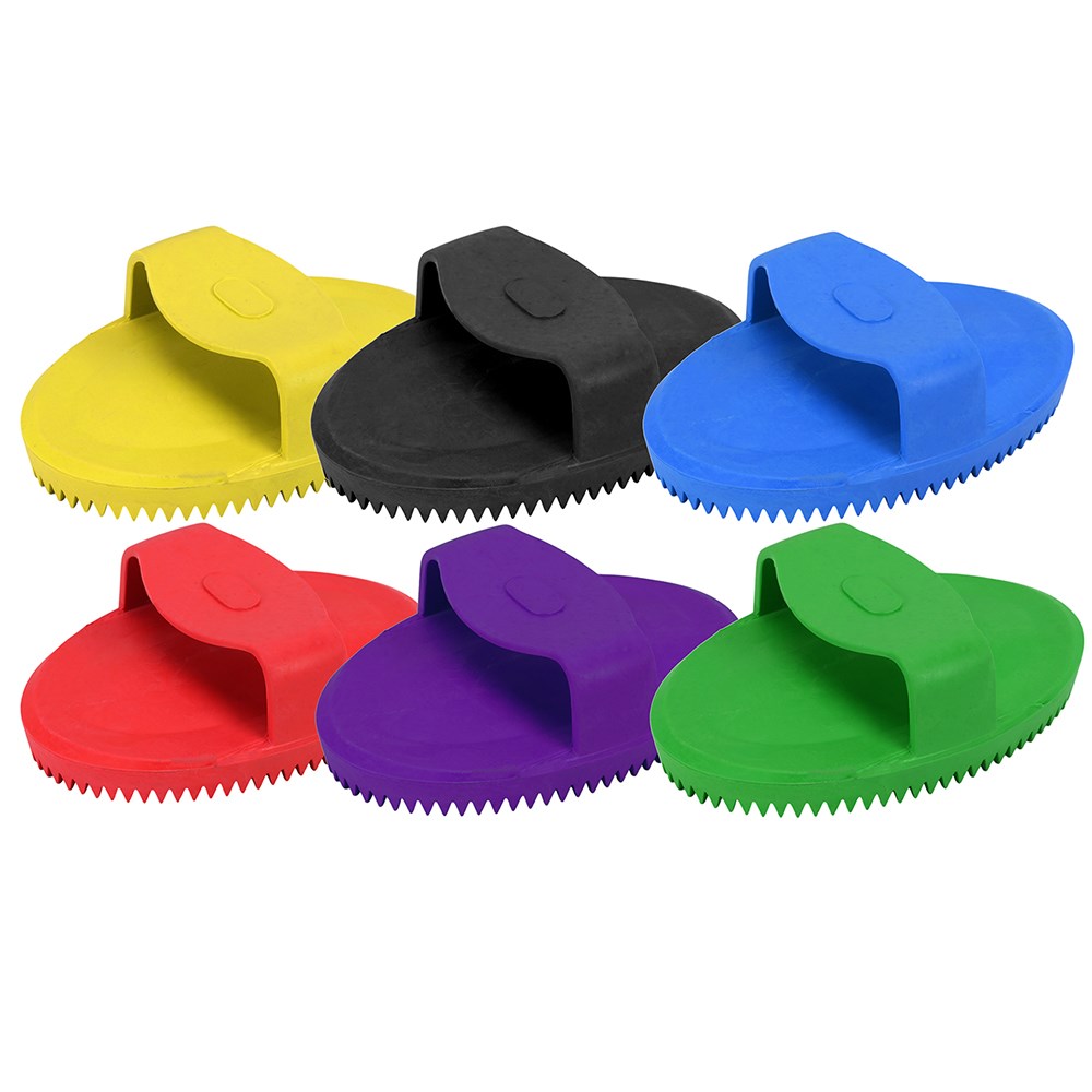 Rubber Curry Comb – Small