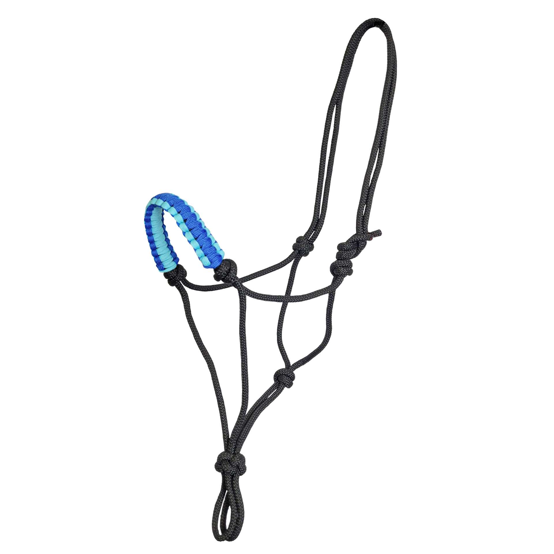 Zilco Padded Nose Rope Halter – Black/Blue